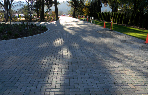 Paver Road Works